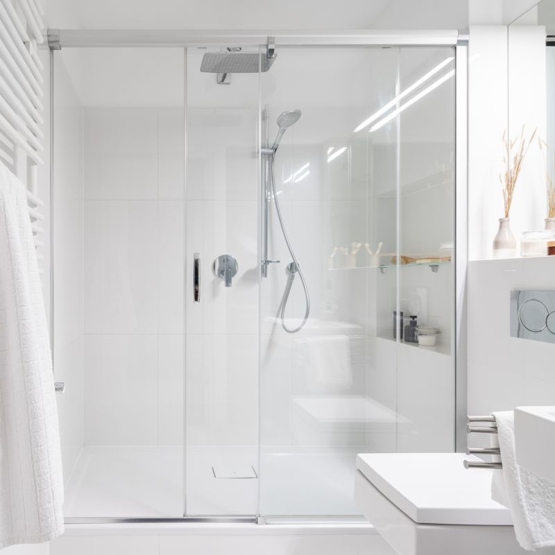 Spacious Walk-In Shower